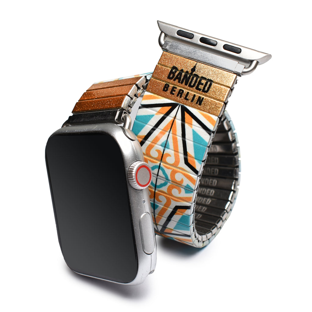 AZULEJO - Cala de Portixol - Banded™ Smart Watch Classic Finish © 2024 Banded Bracelets