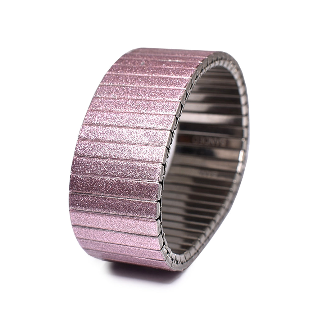 Rose - Simplicities 23mm Metallic Finish  Simple and pure. This Rose simplicity shines bright in its glorious gorgeousness.  keeping in the tradition of simplicity, this stunning color loves to be worn. Stacks incredibly well with the other Bandeds. A mix & match bonanza with endless possibilities.
