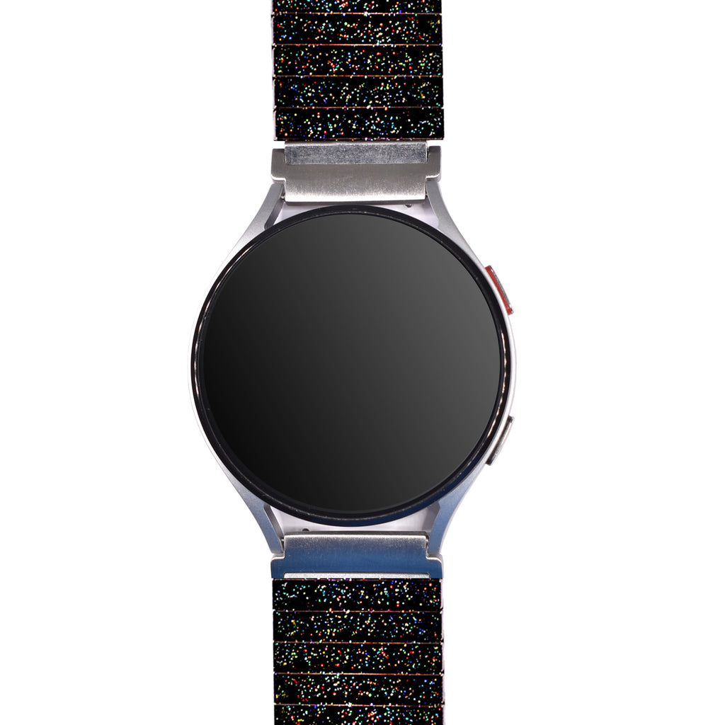 The Cosmos ✨ - Banded™ for Smart Watch® - Black Rainbow Metallic