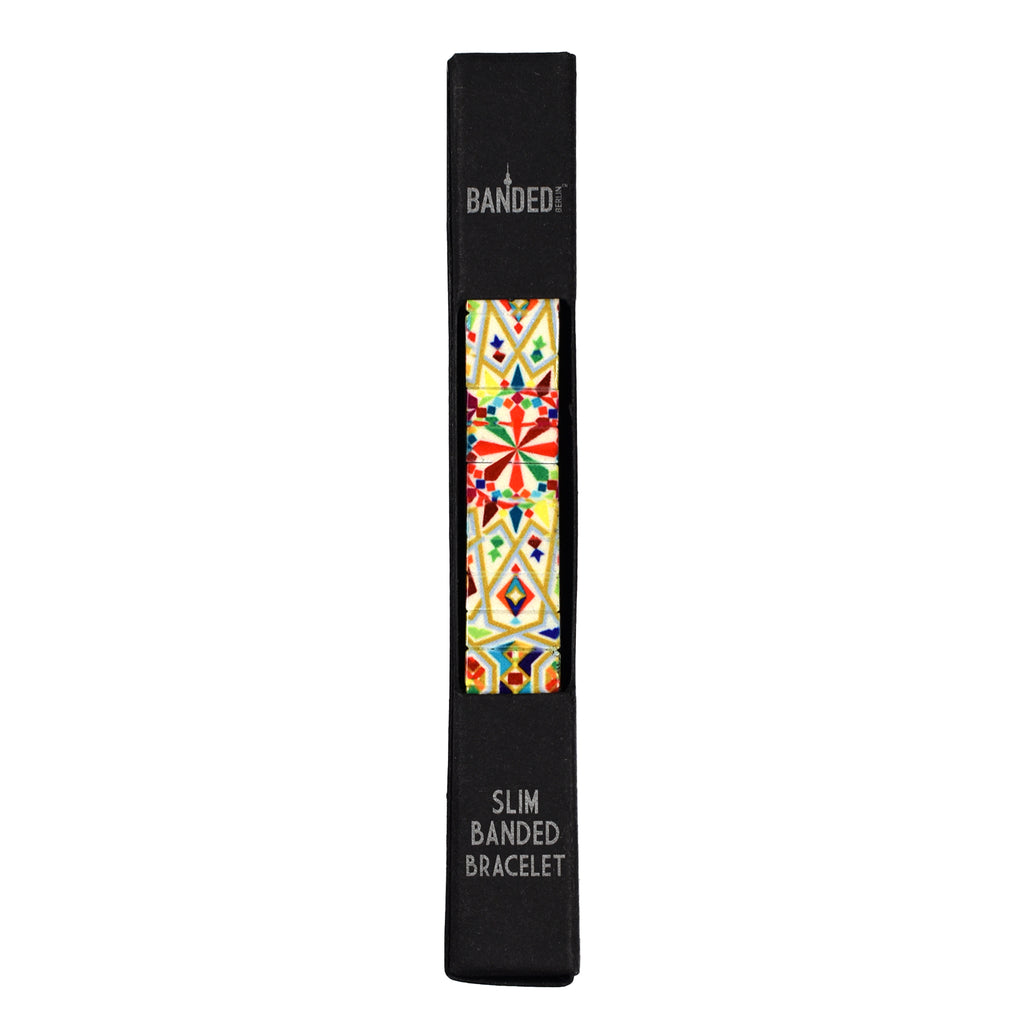 AZULEJO - Algarve - 10mm © 2024 Banded Bracelets box