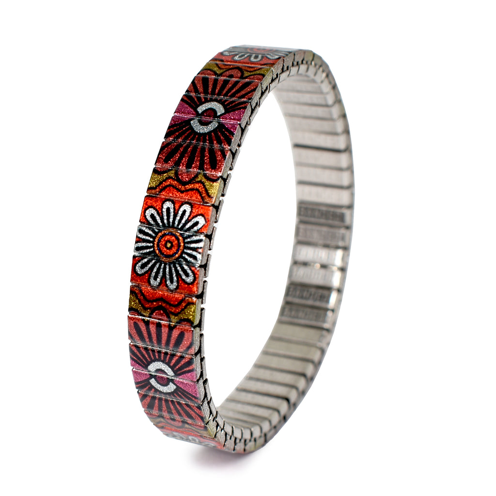 10mm - Mandalas Métallique - Postcard from Sedona  Banded's Metallic take on our Best selling Mandala styles from our Air Banded collection that we sell onboard Lufthansa & Swiss airlines.