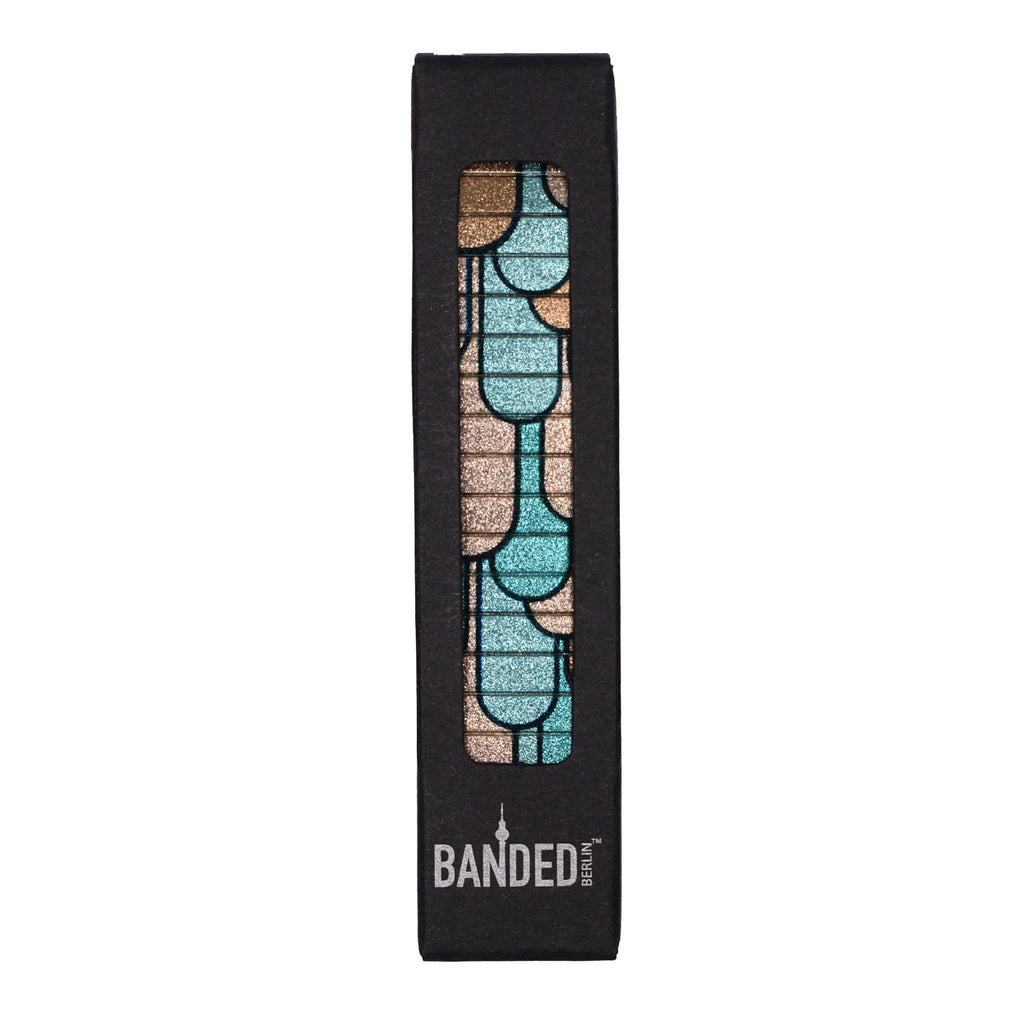 Metropolis - Breakfast at Coco's - 10mm Metallic © 2023 Banded Bracelets