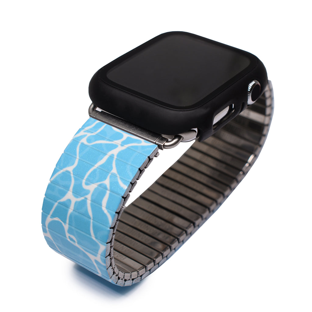 Waves - Swimming Pool - Banded™ Smart Watch - Classic Finish Summer © 2023 banded berlin