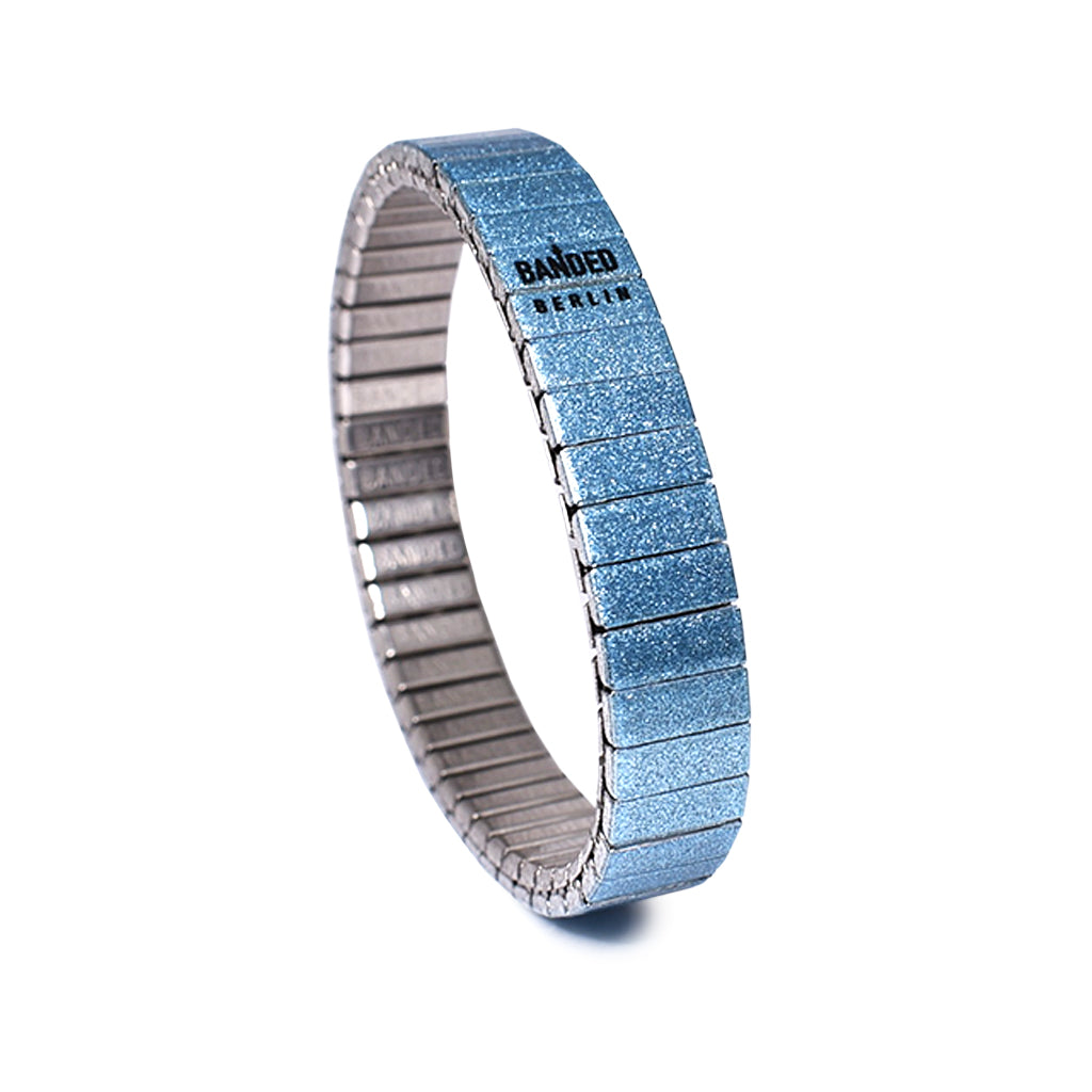 Light Sapphire - Simplicities 10mm Metallic finish by Banded Bracelets