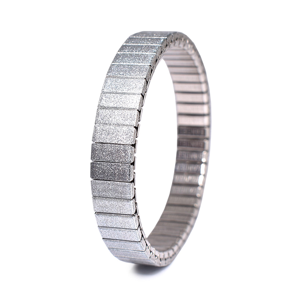 Silver Simplicities 10mm Metallic Finish by Banded Bracelets
