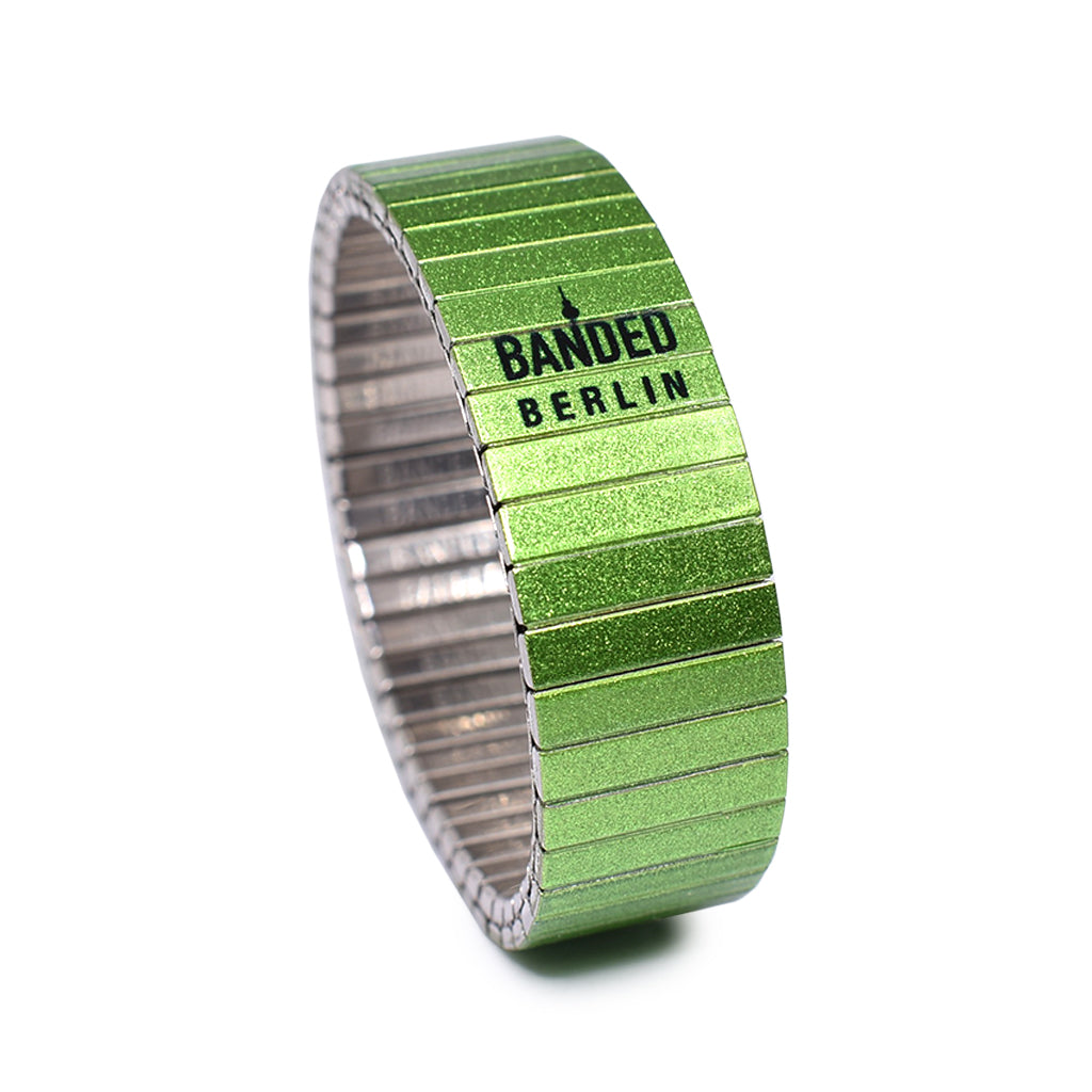 Lime - Simplicities 18mm Metallic Finish by Banded Bracelets