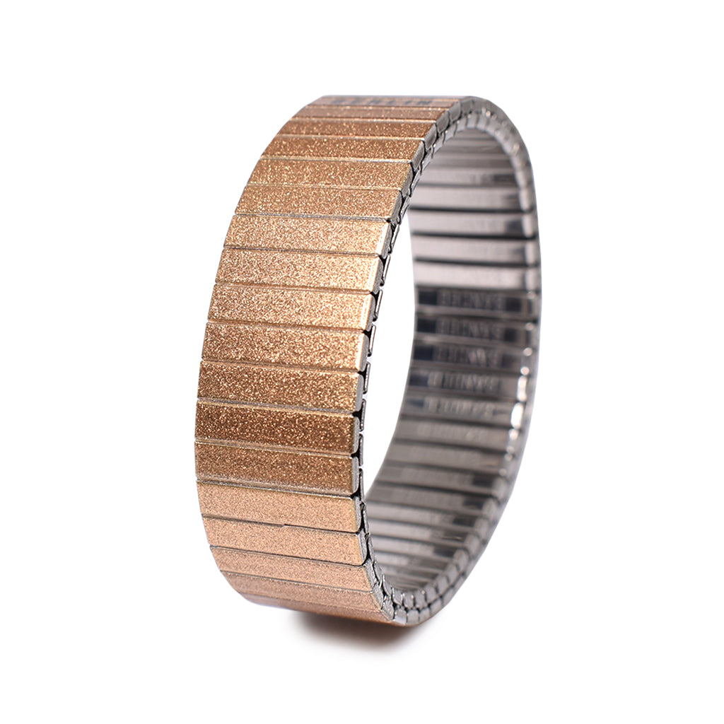 Golden Peach Simplicities - 18mm Metallic Finish by Banded Bracelets