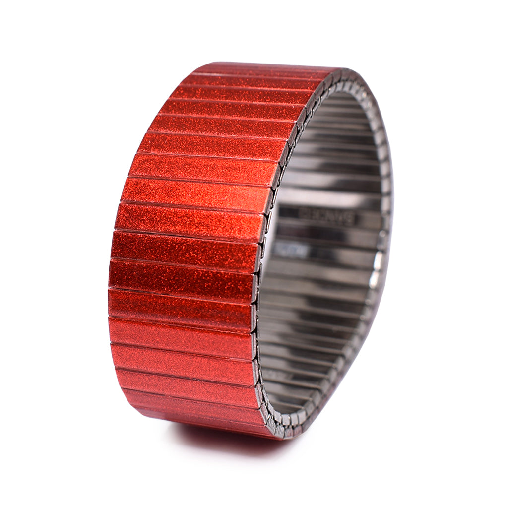 Red Simplicities 23mm Metallic Finish by Banded Bracelets