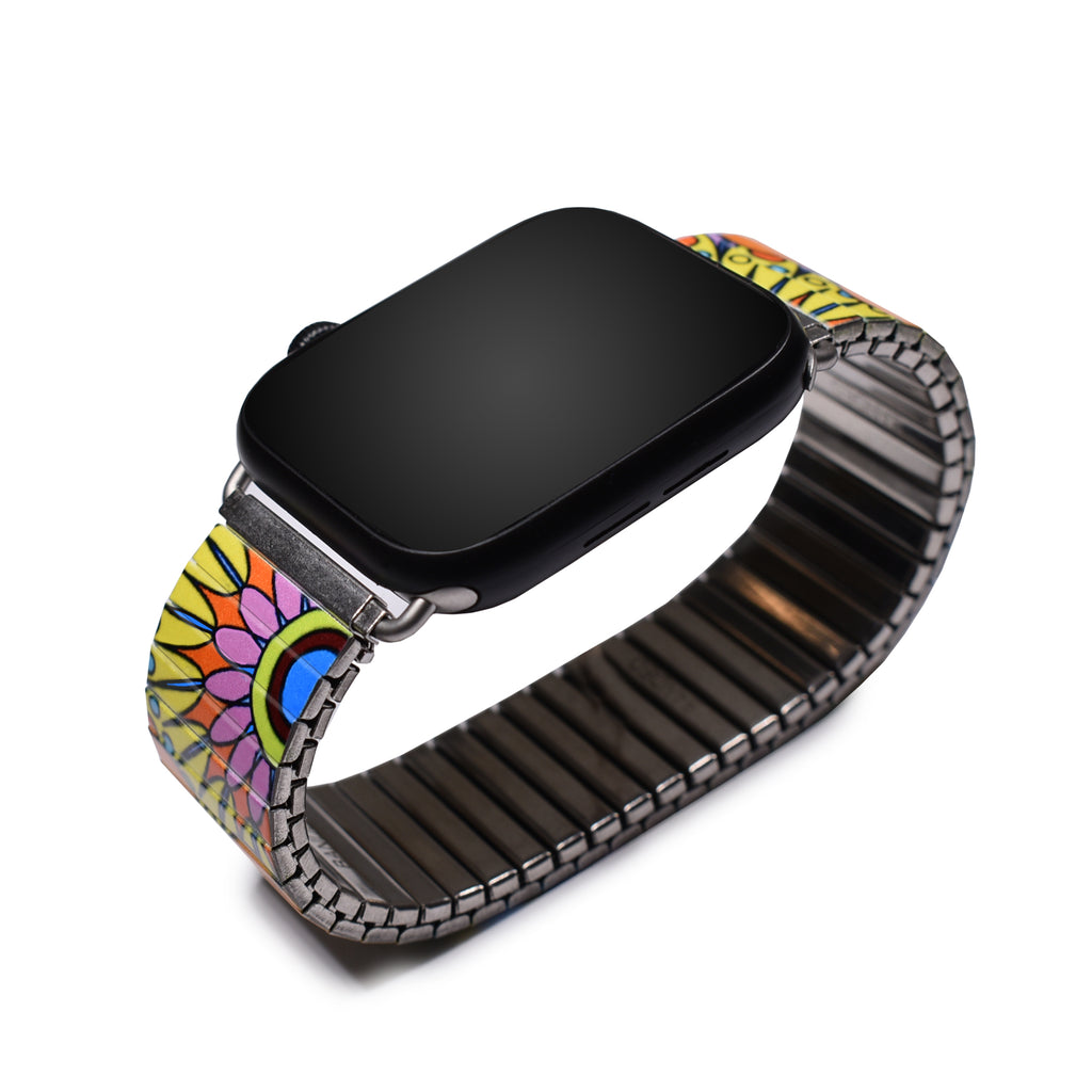 Caravan of Love - Peacock Garden - Banded for Apple Watch - Classic Finish Banded Bracelets 2022
