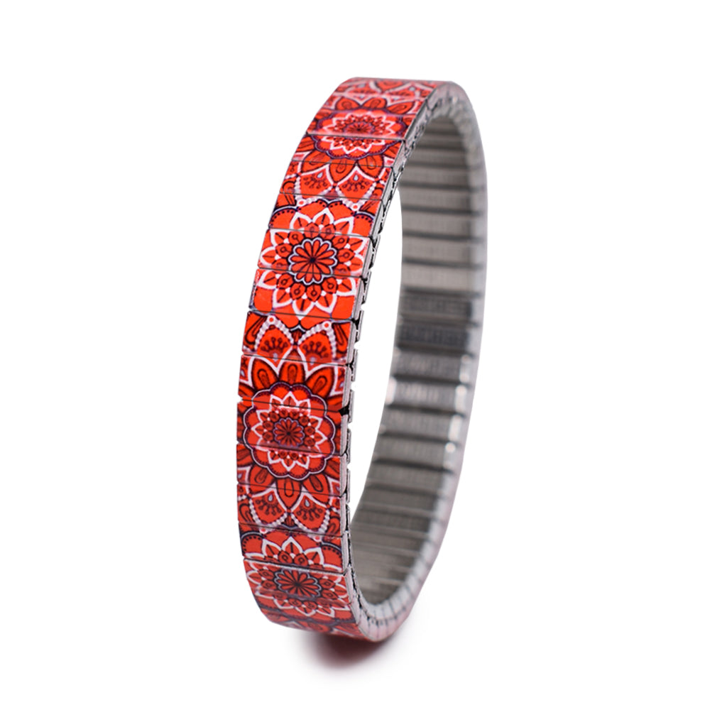 Brazilian Moonrise - Coccinea - Passiflora 10mm Classic Finish Banded Bracelets