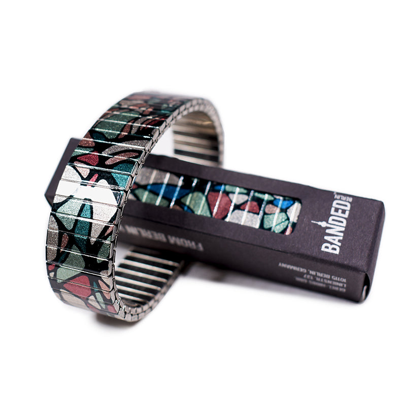 Geologics-Azure Malachite by Banded Berlin Bracelets for Spring 2020