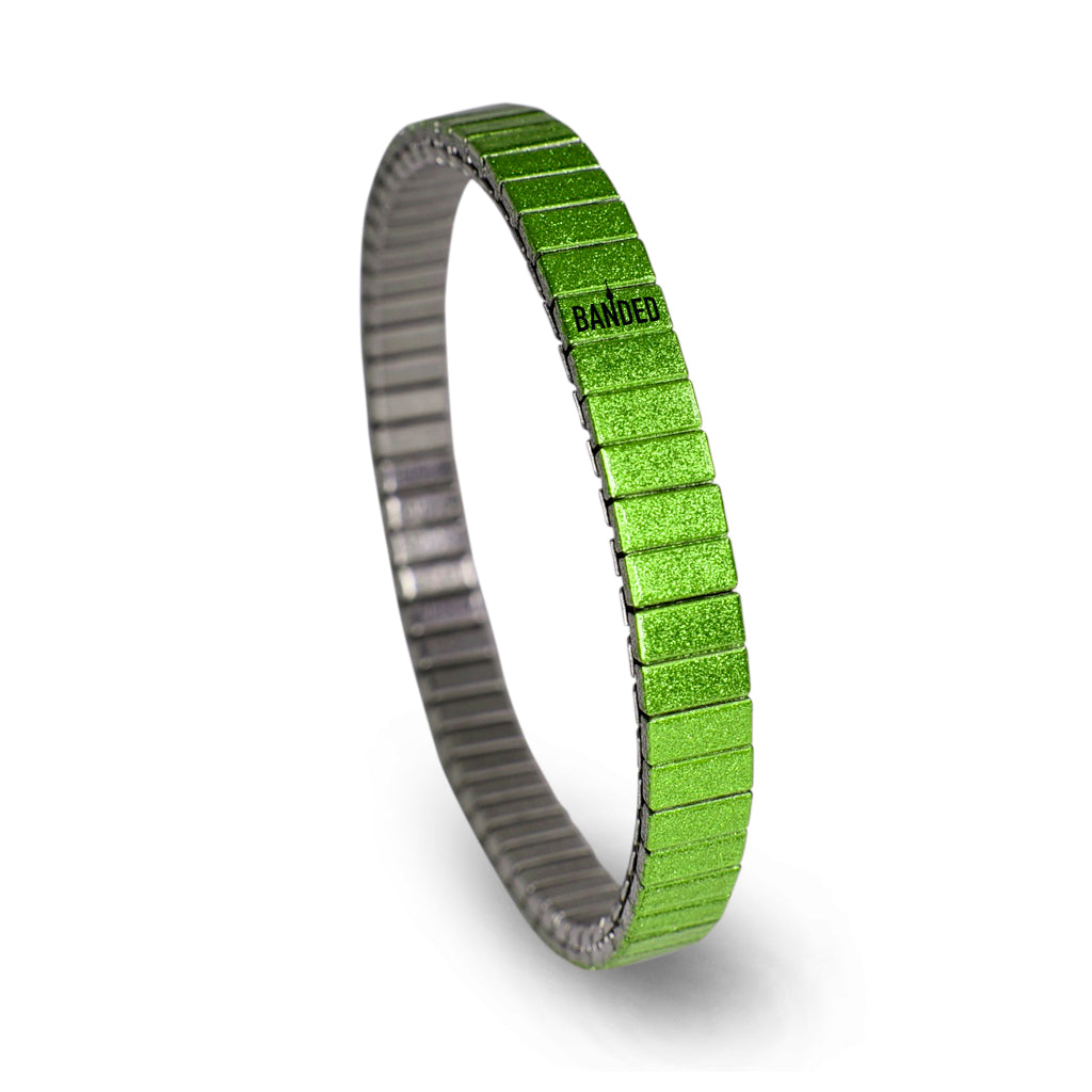 Lime - Simplicities 6mm Ultra Slim Metallic Finish by Banded Berlin Bracelets