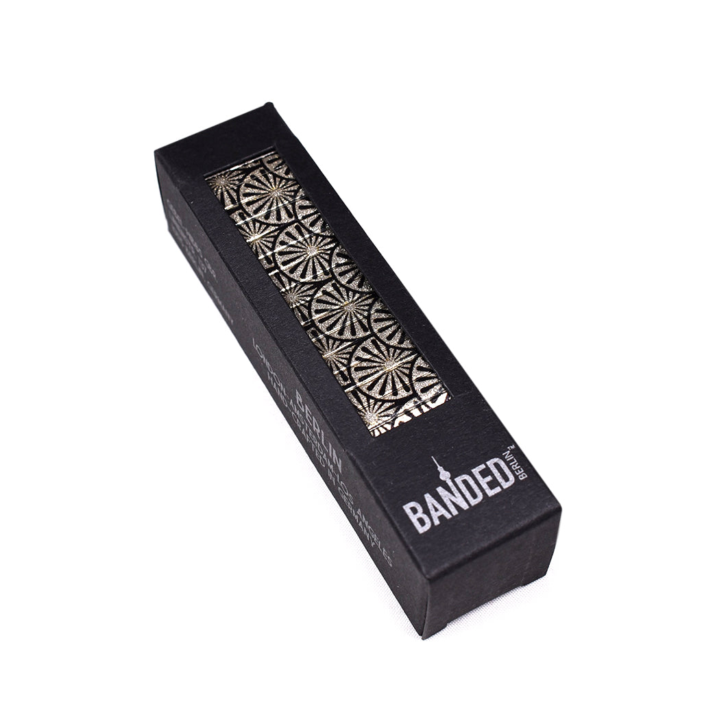 Floating Lantern - River Night Metallic 18mm by banded berlin bracelets