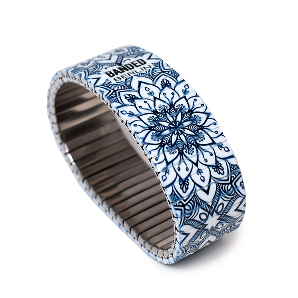 Gaudi's Footsteps - La Flor Azul 23mm by Banded Berlin Bracelets