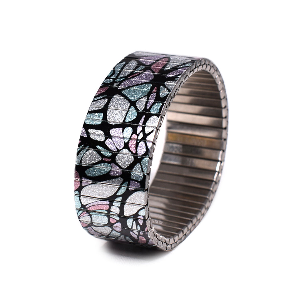 Moroccan Amethyst 23mm wide  by bandedberlin bracelets 