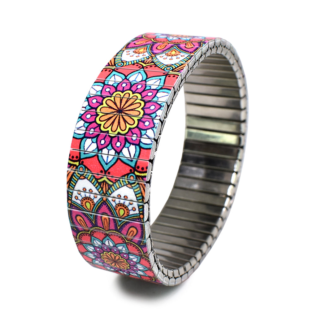 Tahitian Sunset - Passiflora 18mm Banded Berlin Bracelets