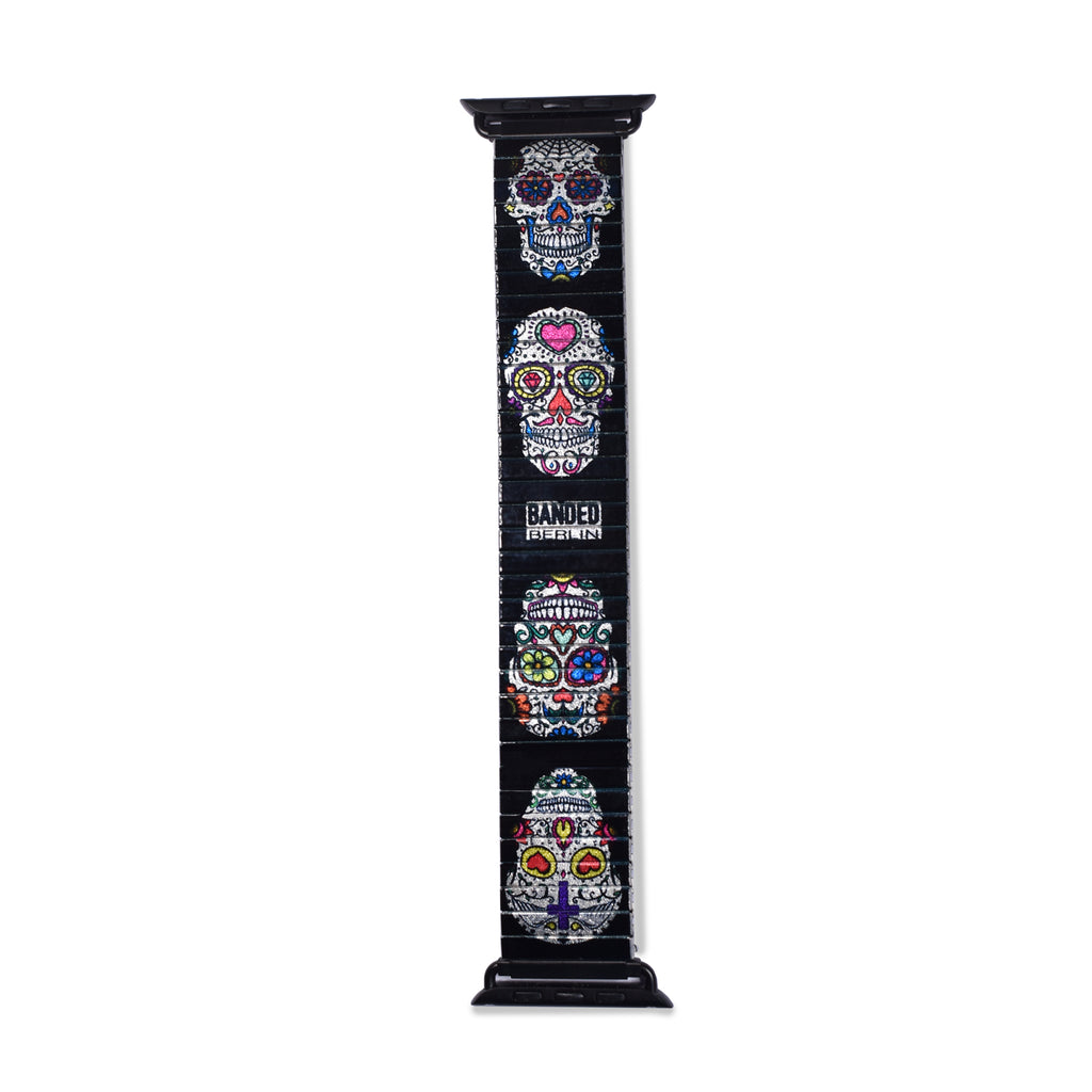 Shuggie Baby - Banded for Smart Watch -  Metallic Finish  Eine Hommage an den "Dia de los Muertos" - einen der wichtigsten Feiertage Mexicos und ein Fest, das an die Toten und ihr Vermächtnis erinnert.  