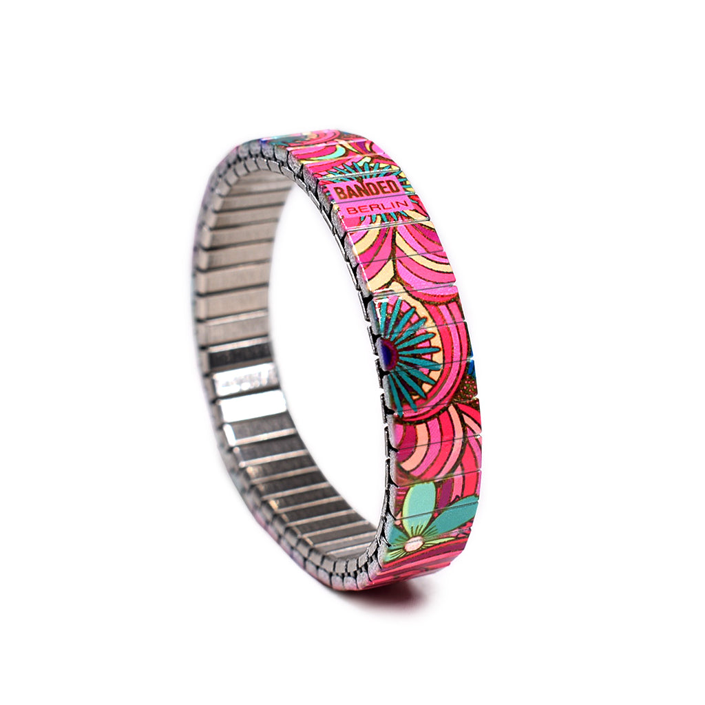 Squiggle-Pop Slim- Raspberry Dream by Banded Berlin bracelets © 2020, banded berlin