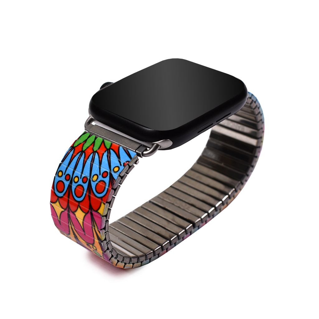 Caravan of Love - Vagabond Sunset - Banded for Apple Watch - Classic Finish  “Caravan of Love“ ist eine Ergänzung zur Forever Summer Kollektion und ist unserer Sehnsucht nach Reisen und Abenteuerlust gewidmet.